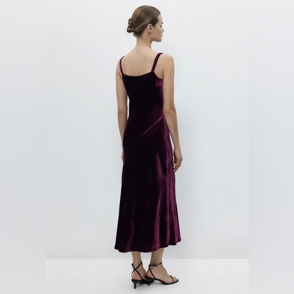 CHARUEL velvet midi dress - Picture 4 of 10
